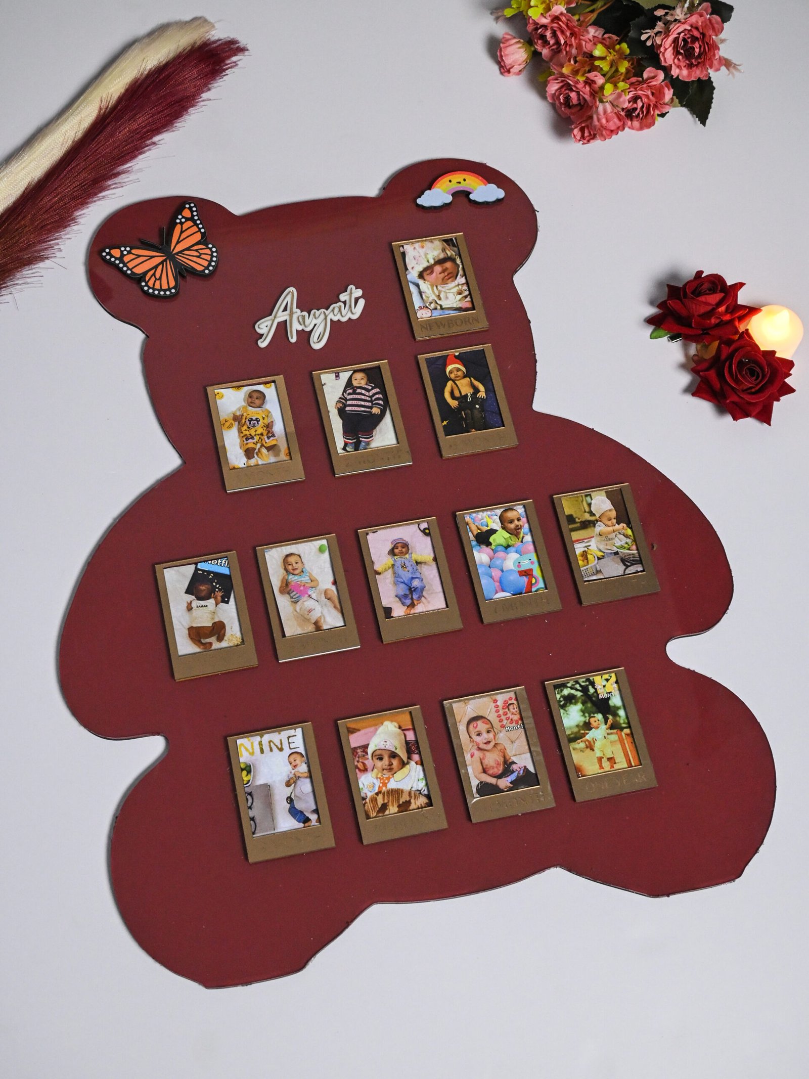 Baby Photo Board-Teddy Shape - Image 4